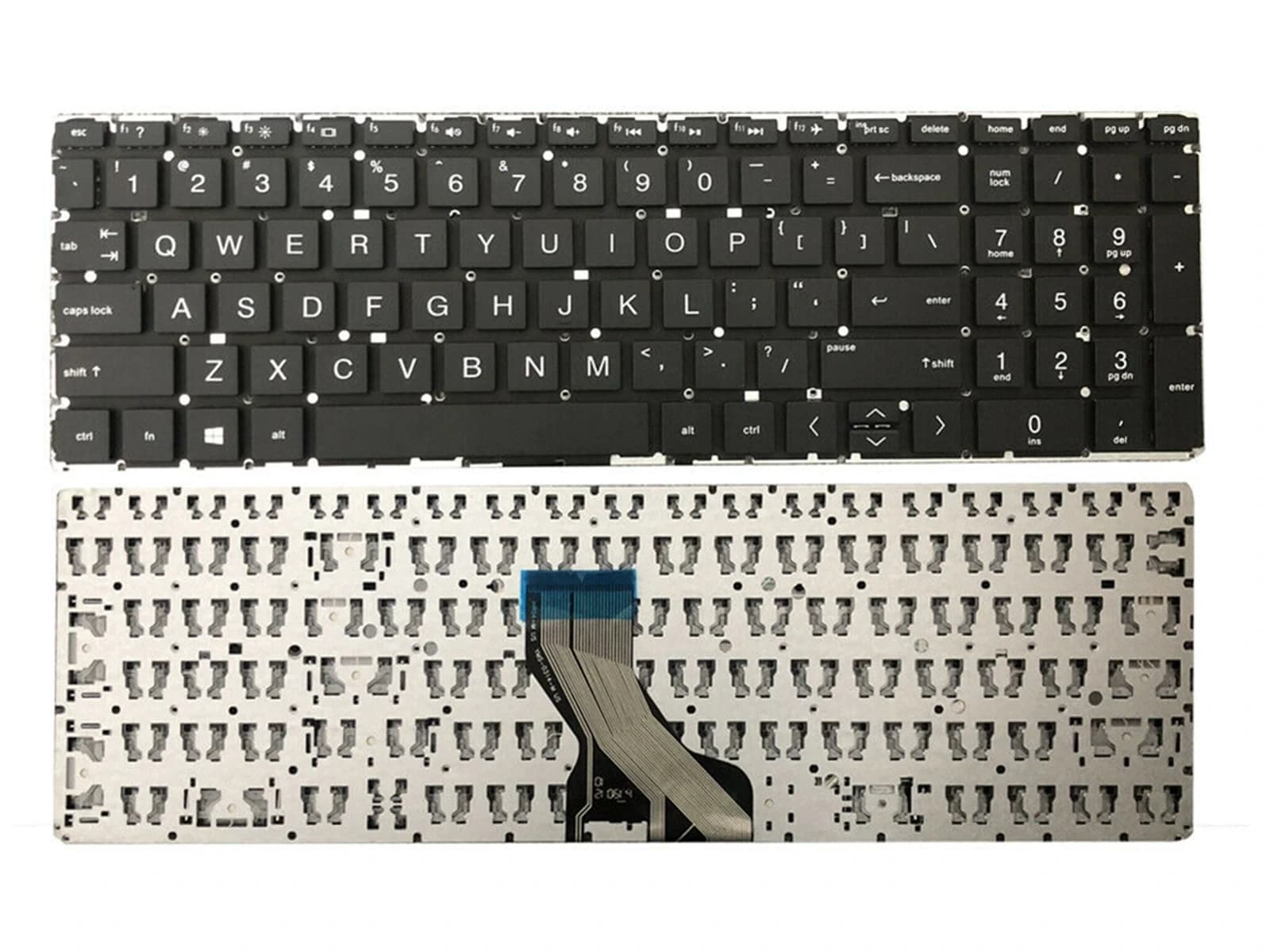 HP ENVY X360 15-ds Series Keyboard Black