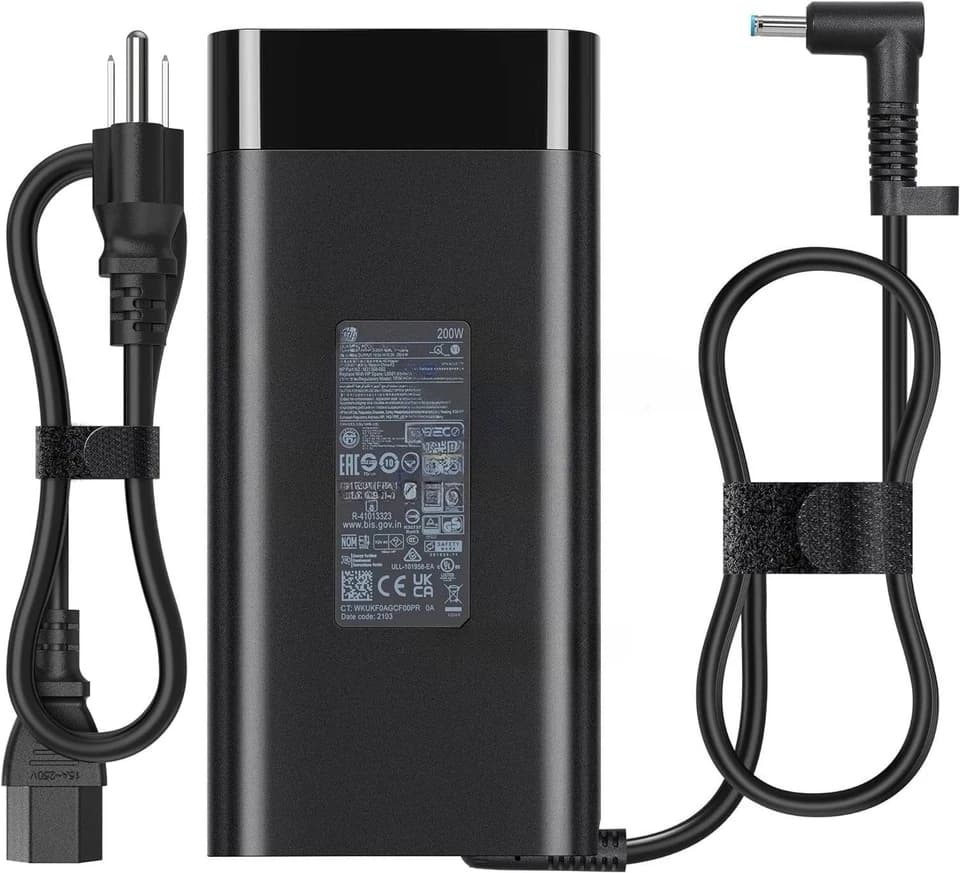 HP Victus 200W Power Supply Charger 16-d0655ng 16-d1010nr 16-d0020nr
