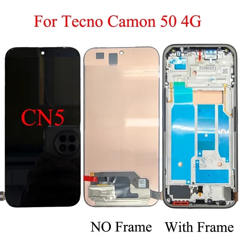 Tecno Camon 50 4G CN5 Original AMOLED Display LCD Screen
