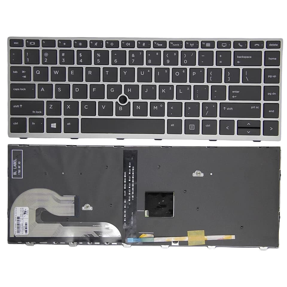 HP 840 G5 US Laptop Keyboard Backlit with Pointer