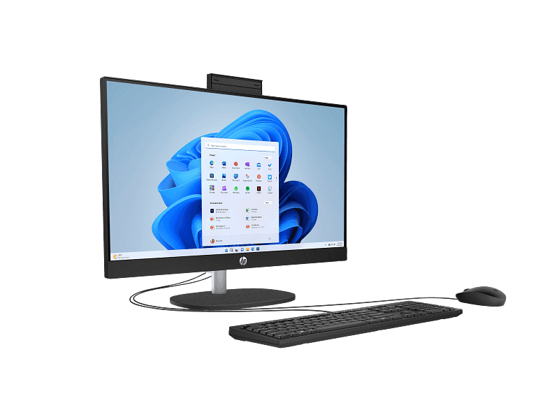 HP All-in-One 24-cb1471nh PC A7DA7EA - HP All-in-One 24-cb1471nh PC Intel Core i5-1235U 12th Generation, 8 GB DDR4-3200 MT/s, 512 GB PCIe NVMe M.2 SSD, Starry white, FreeDOS, NON TOUCH