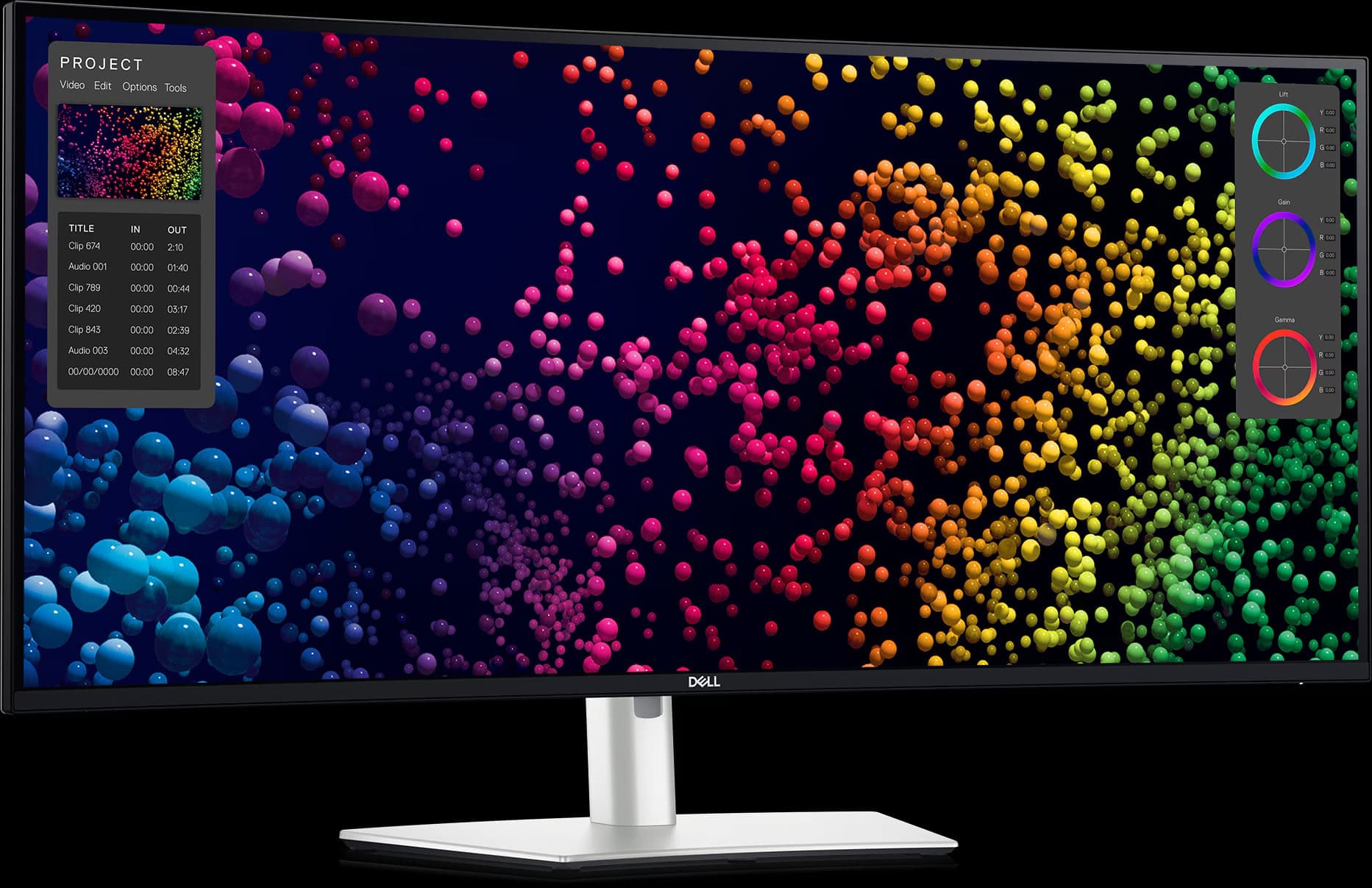 Dell UltraSharp 40 Curved Thunderbolt Hub Monitor WUHD(5120x2160), 39.7, IPS, HEIGHT ADJUSTABLE, RJ45 Ethernet port, HDMI, USB TYPE-C, DISPLAY PORT