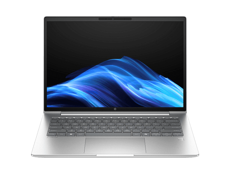 HP ProBook 4 G1i 14 inch Notebook AI PC (CT1H8ET) - Intel Core Ultra 7 255U, 16 GB DDR5-5600 MT/s, 512 GB PCIe NVMe SSD, 14 diagonal, WUXGA (1920 x 1200), IPS, anti-glare, 300 nits, low power, 62.5% Srgb, Spill-resistant, backlit keyboard, Fingerprint reader, FreeDOS, 1 year Warranty