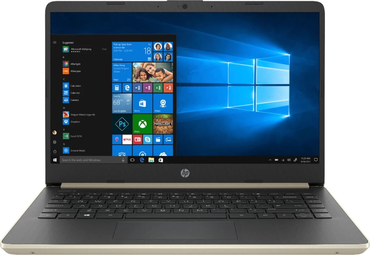 HP 14-dq6011dx Laptop - Intel Processor N150, 4GB RAM, 128GB UFS, 14", Windows 11, New Silver
