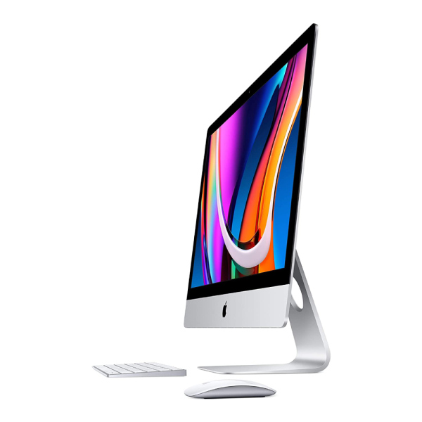 Apple 27" iMac with Retina 5K Display (Mid 2020) 3.8 GHz Intel Core i7 8-Core (10th Gen)8GB of DDR4 RAM - 512GB PCIe SSD 27" 5120 x 2880 IPS Retina 5K Display AMD Radeon Pro 5500 XT (8GB GDDR6) UHS-II SDXC Card Reader 2 x Thunderbolt 3 - 4 x USB 3.0 Type-A Wi-Fi 5 (802.11ac) - Bluetooth 5.0 1 x Gigabit Ethernet Port Magic Keyboard & Magic Mouse 2 Included mac OS MXWV2LL/A