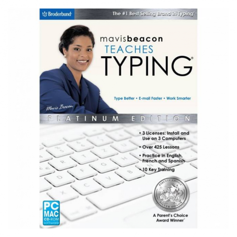 MAVIS BEACON TEACHES TYPING PLATINUM - 25TH EDITION - Blessing Computers