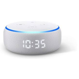 AMAZON ECHO DOT 3 WITH CLOCK AND ALEXA (DWAC00364)