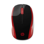 HP 200 RED WIRELESS MOUSE 2HU82AA