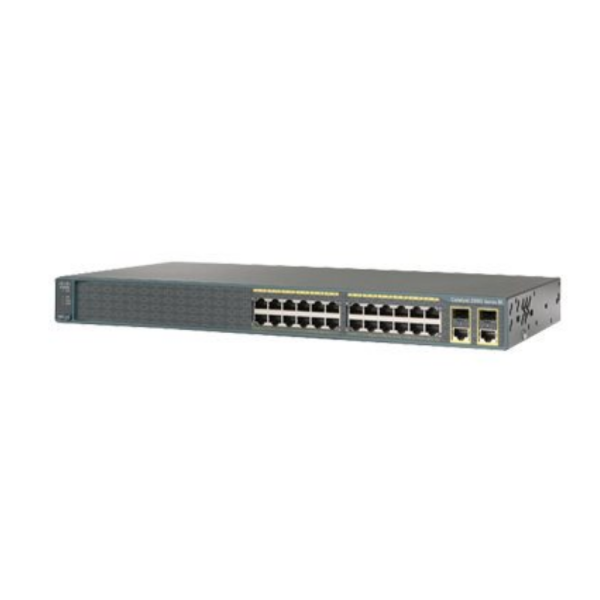 CICSCO WS-C2960X -24PC-L CATALYST 2960 WITH 24 PORT 370 WATT POE SWITCH,2 X SFP LAN BASE 2960+24PC -L