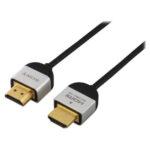 Sony DLC-HE20S Sony DLC-HE20S Slim High-speed HDMI Cable, 2 m. DLCHE20S