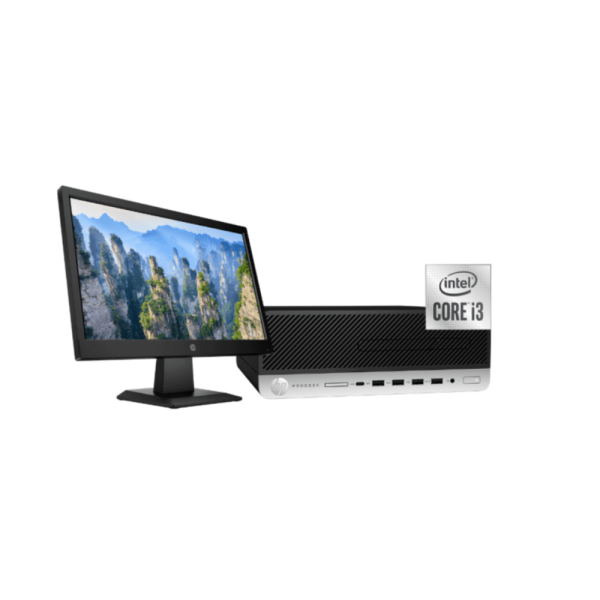 HP Prodesk 600 G5 SFF Intel Core i3-9100 4GB RAM 1TB HDD Intel Integrated Graphics Windows 10 Pro + 18.5″ Monitor - Image 2