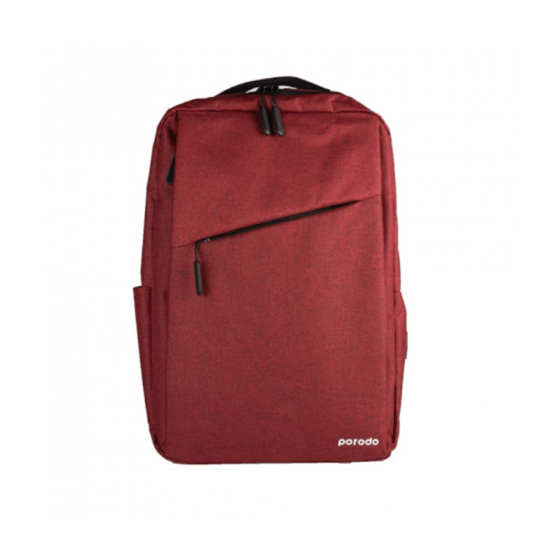 PORODO 15.6'' BACKPACK NYLON FABRIC RED