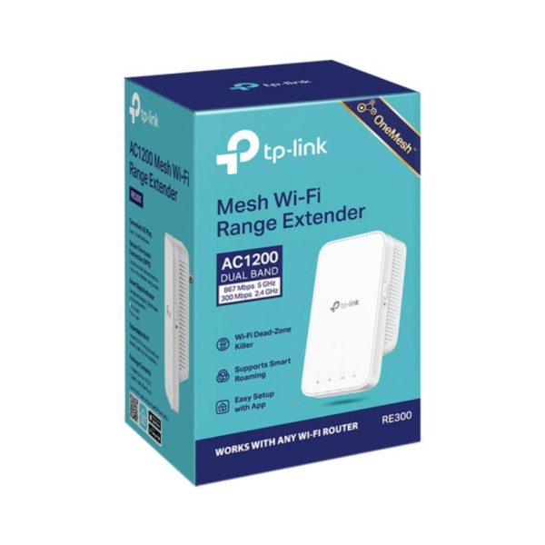 TP-Link AC1200 Mesh WiFi Range Extender RE300