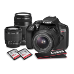 Canon EOS Rebel T6 DSLR Camera with 18-55mm and 75-300mm Lenses