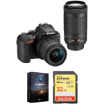 Nikon D5600 DSLR Camera with 18-55mm and 70-300mm Lenses