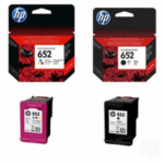 HP 652 Black Original Ink Advantage Cartridge F6V25AE (2)