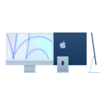 Apple 24 iMac with M1 Chip (Mid 2021, Blue)