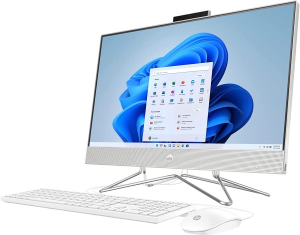 HP AIO 24-dp1056qe (20W59AA#ABA) Core i7-1165G7, 16GB, 1TB HDD SATA + 256GB SSD Storage, 23.8” Touch FHD IPS Display, Webcam, Win11Home, Silver, ENG KBD