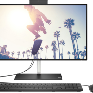 HP AIO 24-cb1026nh (6V340EA) Core™️ i5-1235U, 8GB RAM, 512GB SSD, 23.8” FHD Screen, Webcam, DOS, Jet Black, ENG KBD