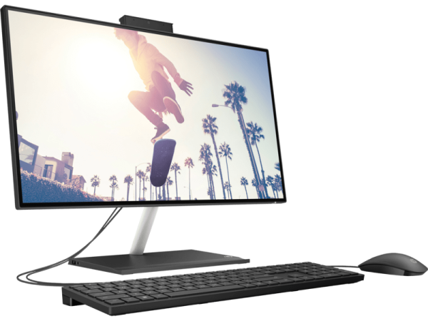 HP AIO 24-cb1026nh (6V340EA) Core™️ i5-1235U, 8GB RAM, 512GB SSD, 23.8” FHD Screen, Webcam, DOS, Jet Black, ENG KBD